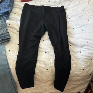 Old Navy Classic Black fleece lined Leggings